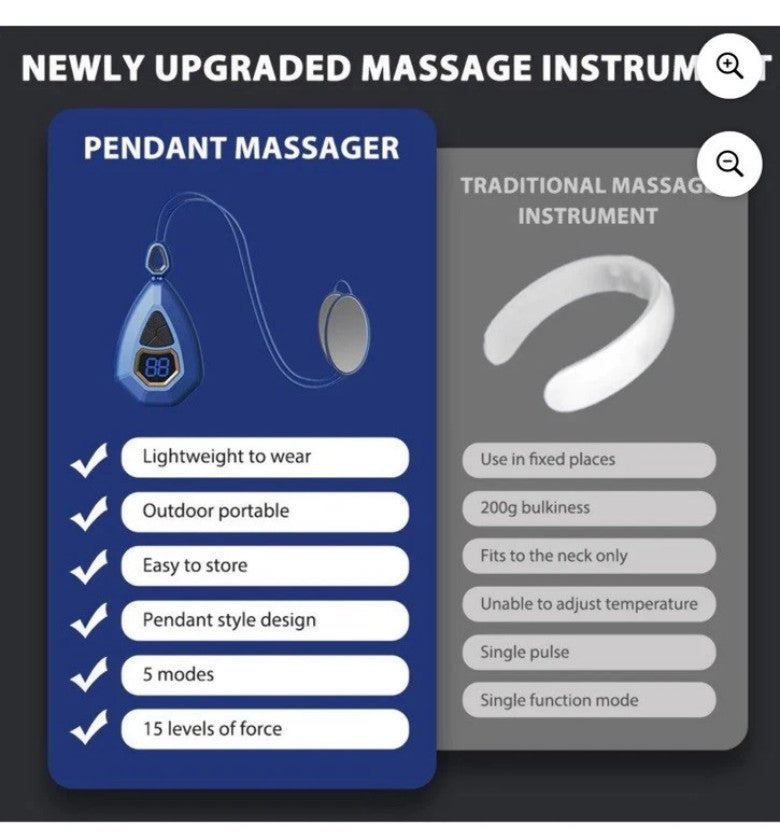 Pendant Neck Massager Mini Intelligent Ems Cervical Spine
