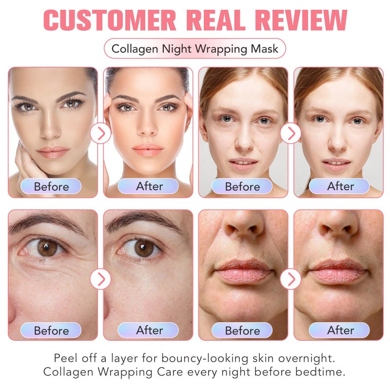 Collagen Night Wrapping Collagen Overnight Peel Off Facial Mask