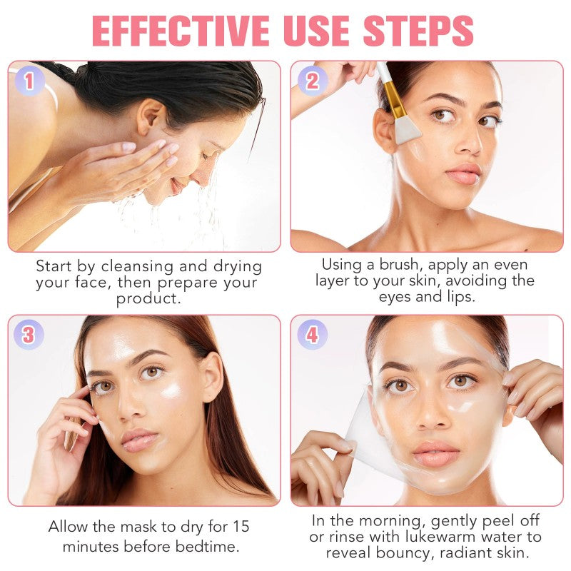 Collagen Night Wrapping Collagen Overnight Peel Off Facial Mask