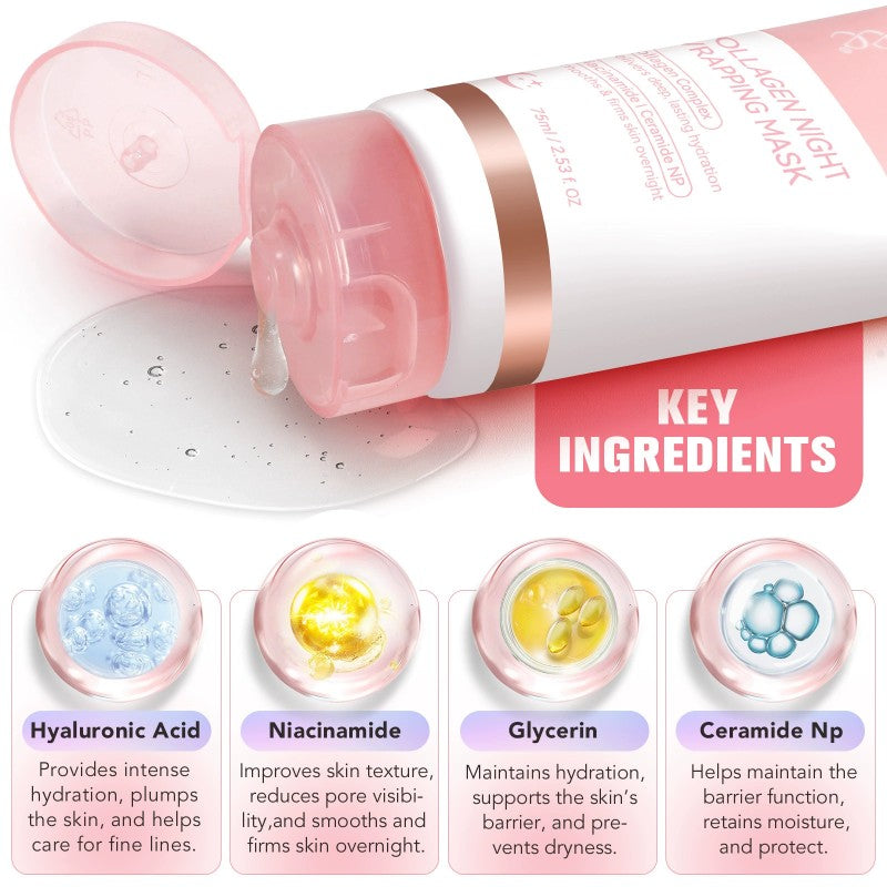 Collagen Night Wrapping Collagen Overnight Peel Off Facial Mask