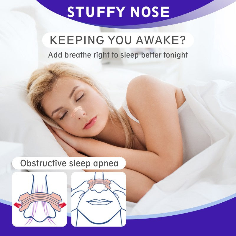Anti-Snoring Devices Nasal-Strips for Breathing Nasal Congestion Relieve