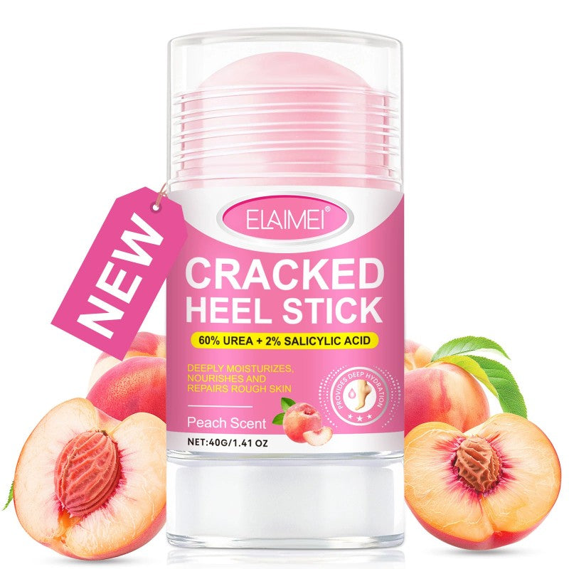 Peach Urea 60% Heel Balm Stick – Deep Repair for Cracked, Dry Heels