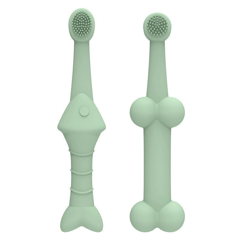 2 pcs pet toothbrush cat and dog oral cleaning toothbrush beauty teeth cleaning