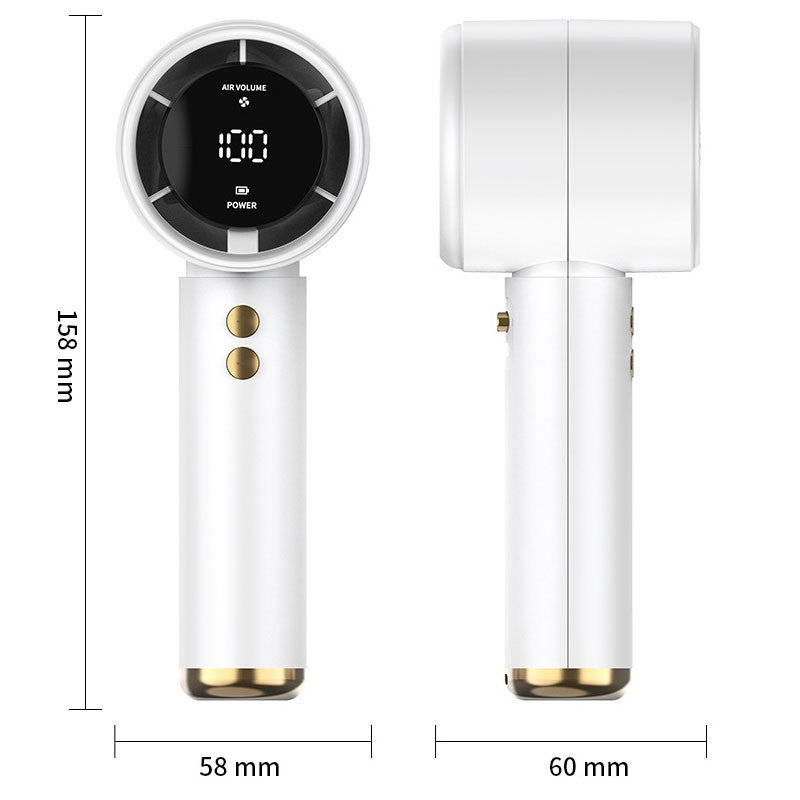 High-Speed Handheld Turbo Fan – Portable Mini Air Blower