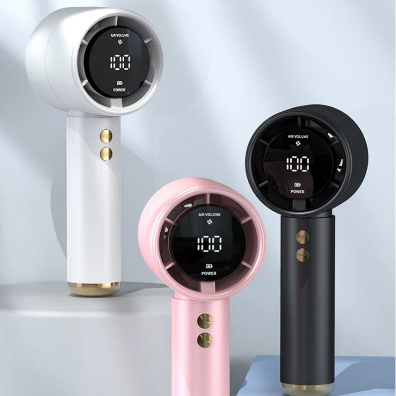 High-Speed Handheld Turbo Fan – Portable Mini Air Blower