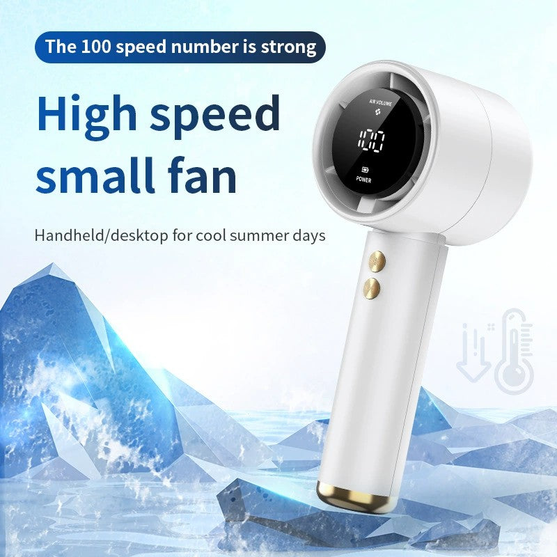 High-Speed Handheld Turbo Fan – Portable Mini Air Blower