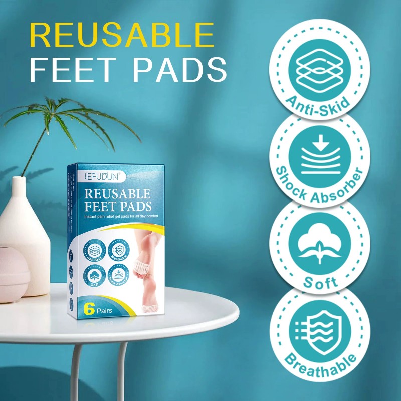 Reusable Gel Soft Foot Pads – Cushion Comfort & Pain Relief