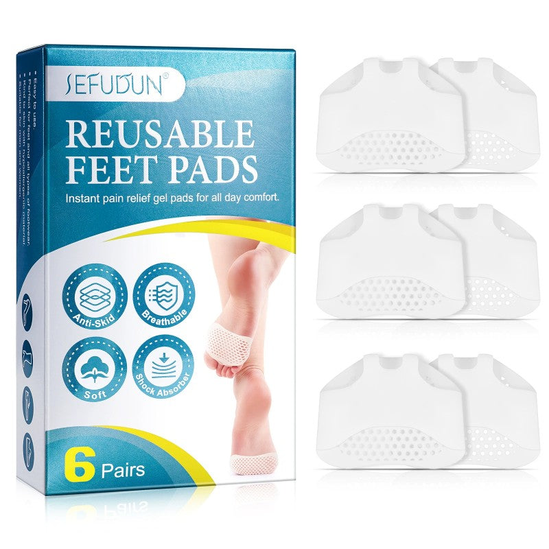 Reusable Gel Soft Foot Pads – Cushion Comfort & Pain Relief