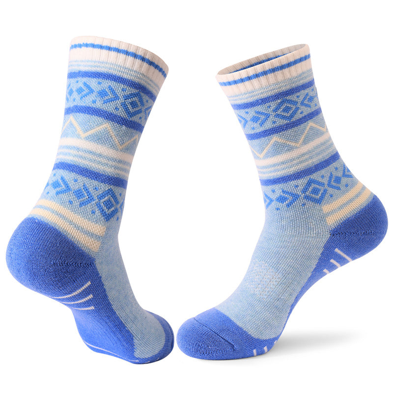 Womens Merino Wool Hiking Socks Thermal Warm Winter Boot Crew Cushion Work Gift Socks ﻿
