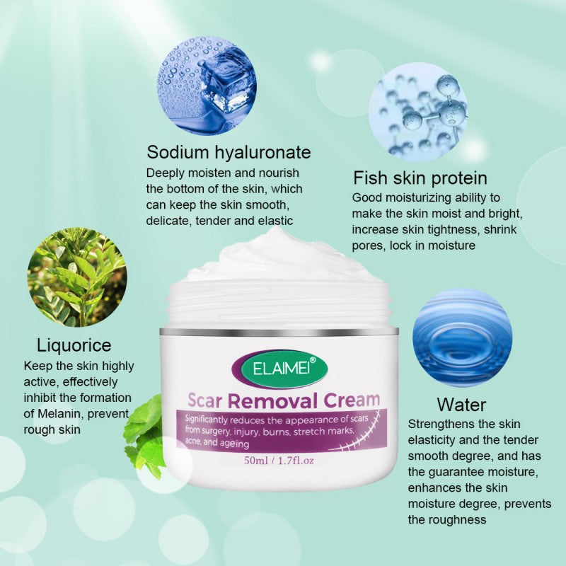Scar Removal Cream New & Appearance of Old Scars Surgery, Stretch Marks, Acne