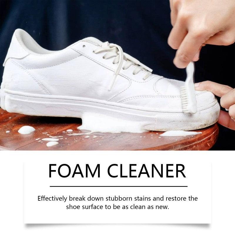 Shoe Cleaner Kit Foam Cleaning Stain Removal Multifunctional Home Supplies