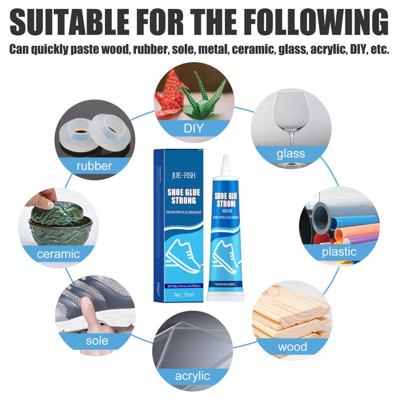 Shoe Fix Glue Sole Repair Adhesive  for Sneakers Boots Leather Handbags