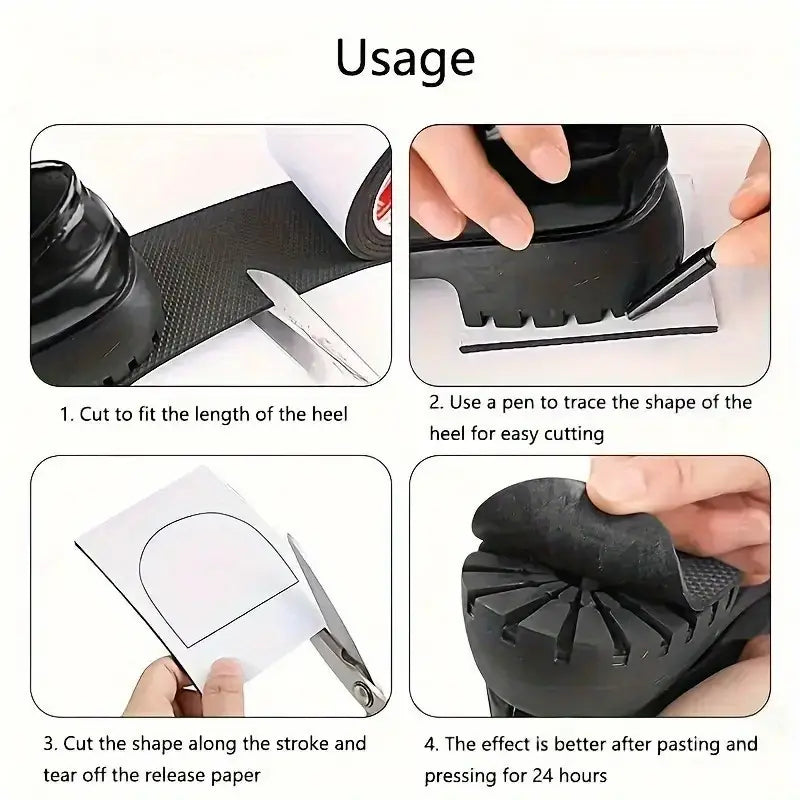 Anti-Slip EVA Self-Adhesive Shoe Protector Sole Tape  ﻿
