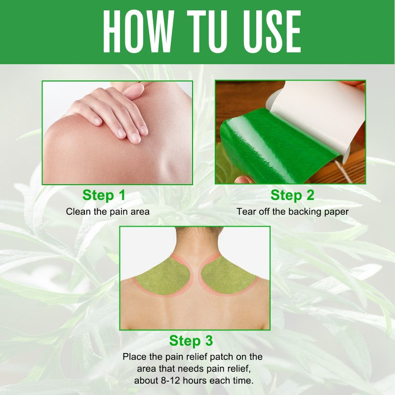 Wormwood Pain Relief Patches for Shoulder Pain