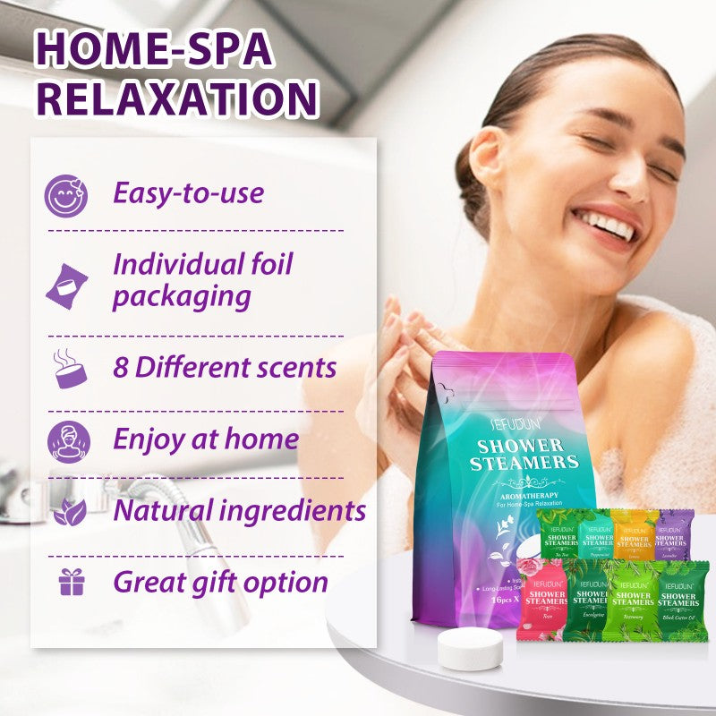 Shower Steamers Aromatherapy 8 Natural Scented Shower Tablets