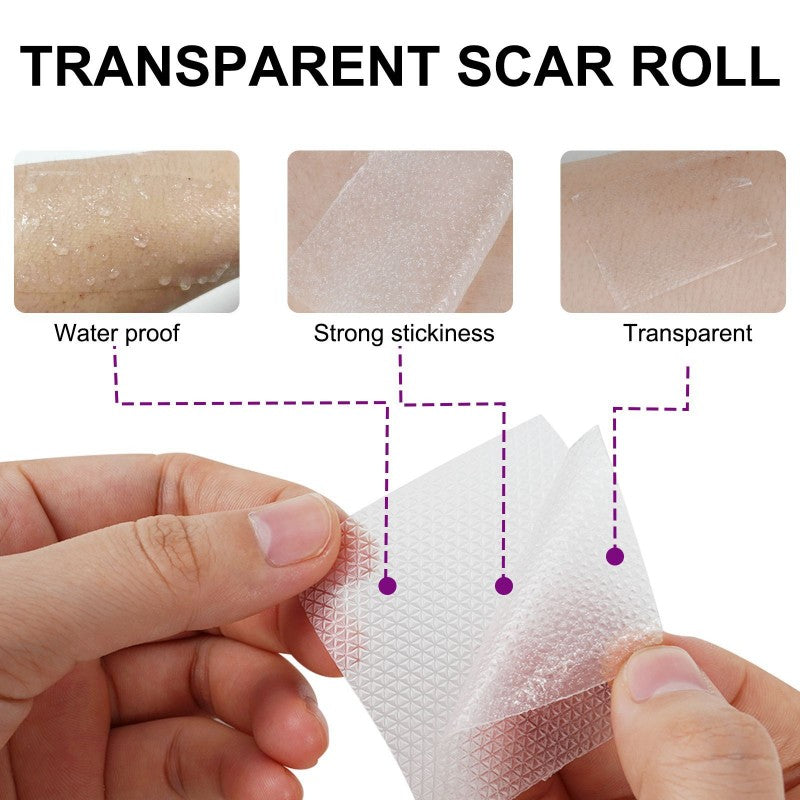 Invisible Medical Grade Scar Silicone Strips Scar Tape Patches Sheets