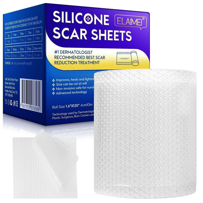 Invisible Medical Grade Scar Silicone Strips Scar Tape Patches Sheets