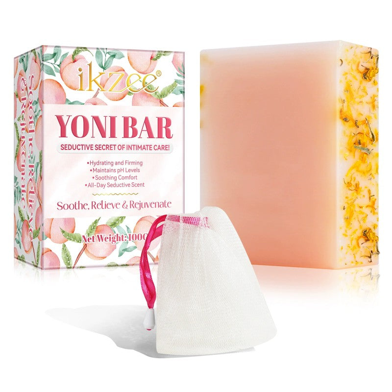 Yoni Soap Bars With Foaming net For Women 100% Handmade Natural PH Balanced