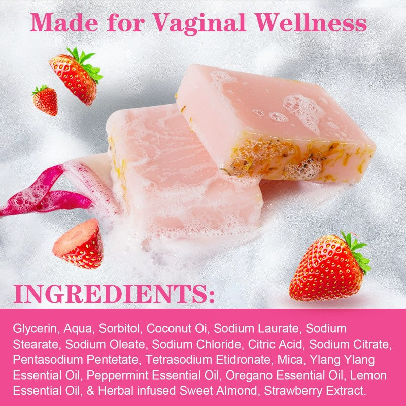 Yoni Soap Bars With Foaming net For Women 100% Handmade Natural PH Balanced