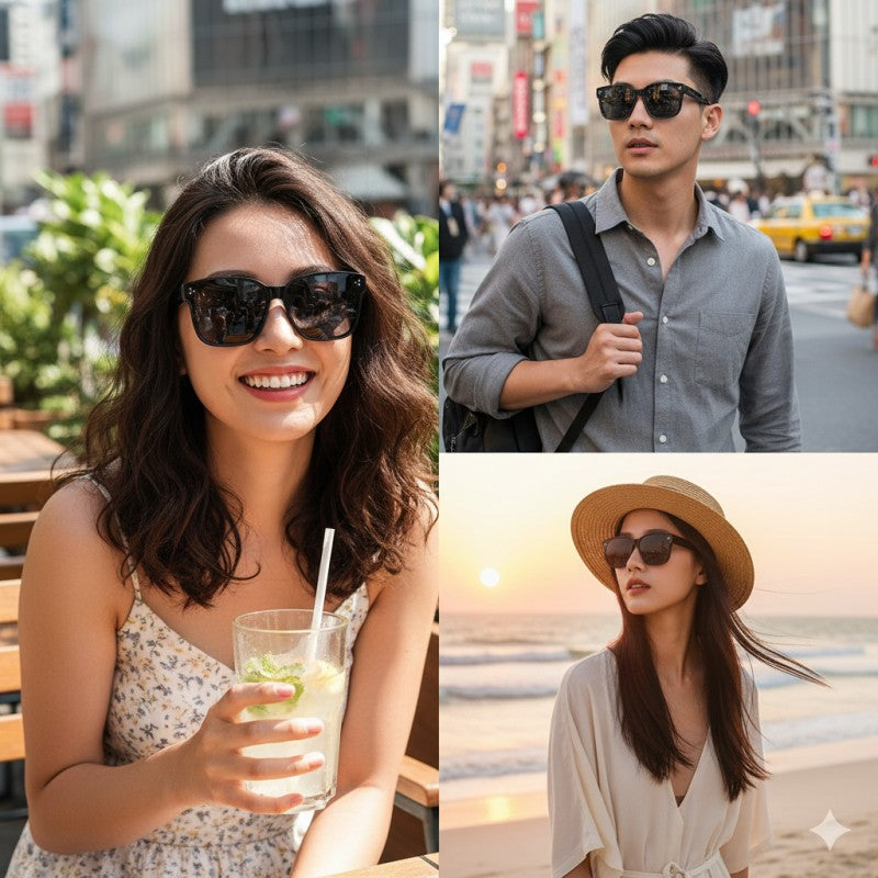 Fit Over Sunglasses for Men & Women, Oversized Square Shades with UV Protection