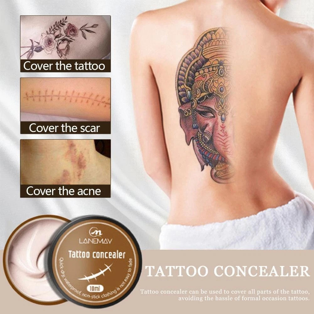 Tattoo Concealer Portable Waterproof Makeup Skin Scar Dark Spots Birthmark