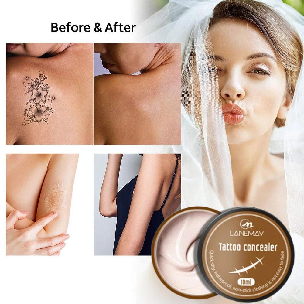 Tattoo Concealer Portable Waterproof Makeup Skin Scar Dark Spots Birthmark