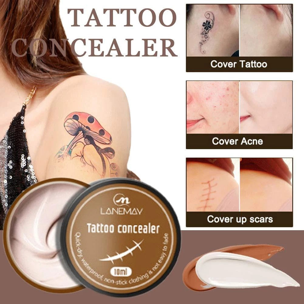 Tattoo Concealer Portable Waterproof Makeup Skin Scar Dark Spots Birthmark