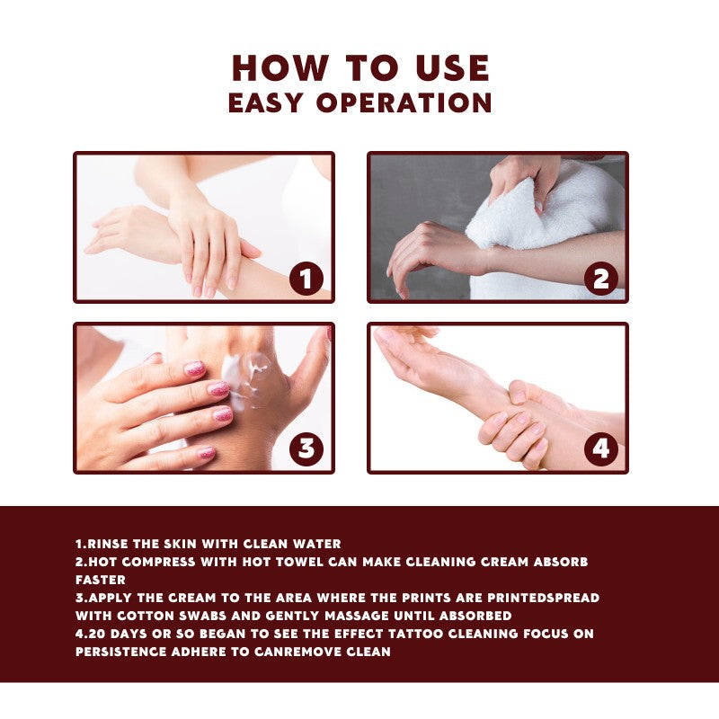 Painless Tattoo Removal Cream Skin Pigment Erasing Cream