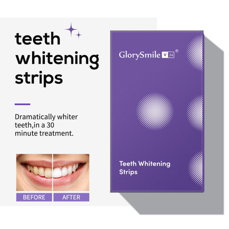 V34 Tooth Whitening Strips – Brighten Your Smile Instantly