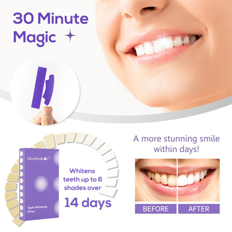 V34 Tooth Whitening Strips – Brighten Your Smile Instantly