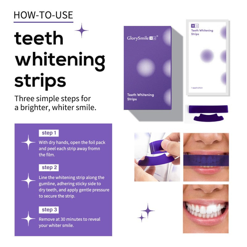 V34 Tooth Whitening Strips – Brighten Your Smile Instantly