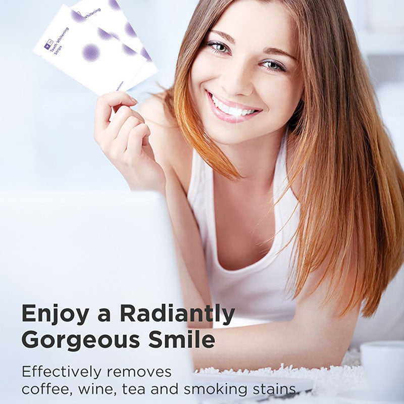 V34 Tooth Whitening Strips – Brighten Your Smile Instantly