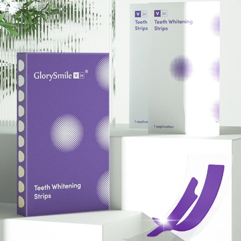 V34 Tooth Whitening Strips – Brighten Your Smile Instantly
