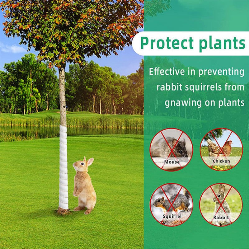 2Pcs Tree Trunk Protector Wrap – Durable Tree Guard Tube for Bark Protection