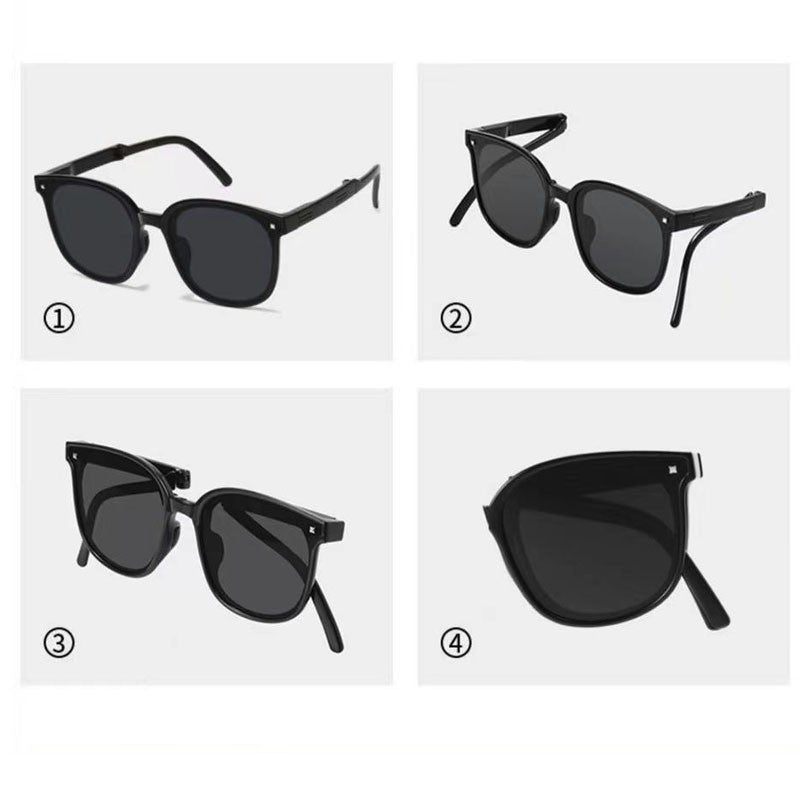 Ultra Lightweight Foldable Sunglasses for Women Men Fashion UV Protection with Case ﻿