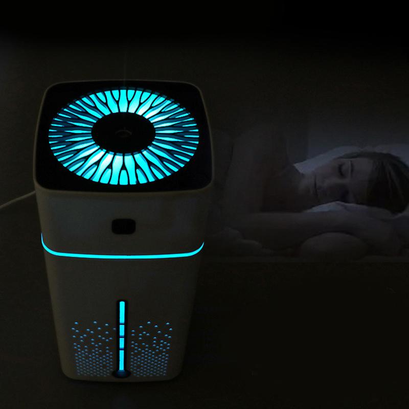 1000ml USB Air Humidifier Ultrasonic Mist Purifier Night Light