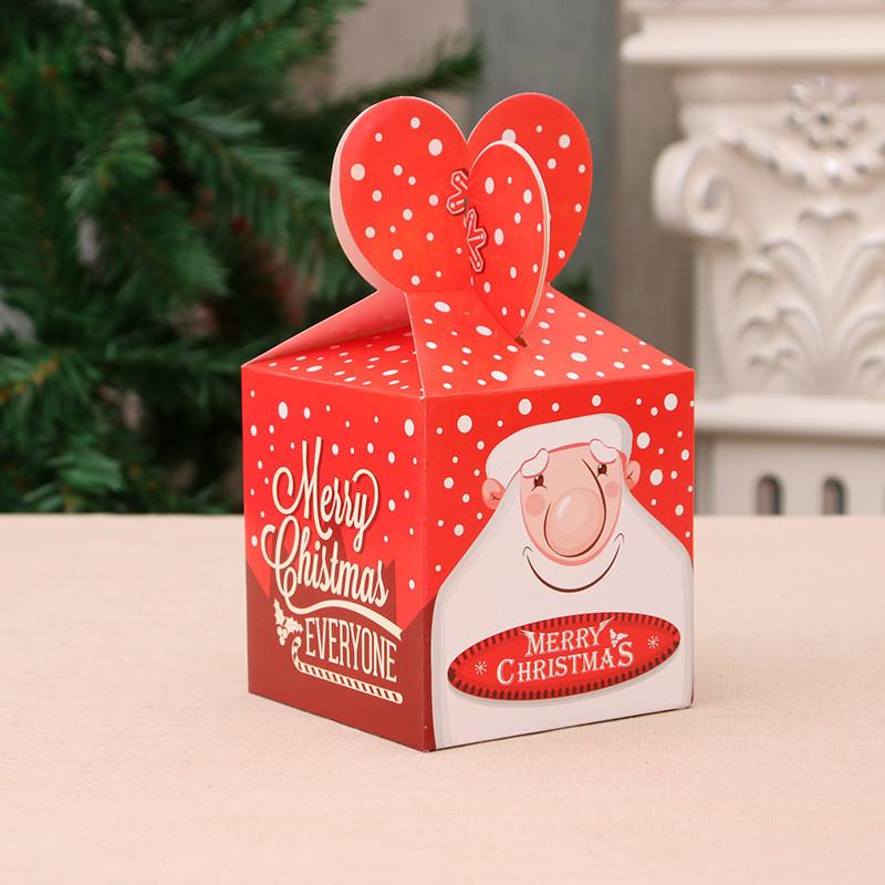 10pcs Christmas Xmas Gift Bags Candy Paper Boxes