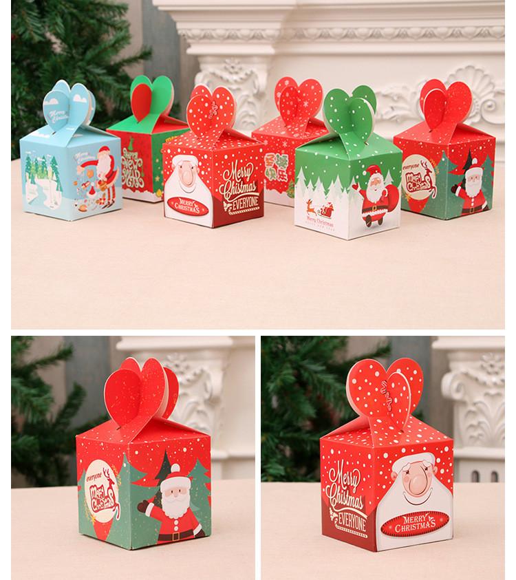 10pcs Christmas Xmas Gift Bags Candy Paper Boxes