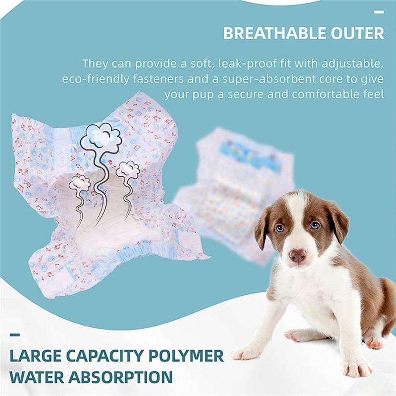 10Pcs Pet Disposable Diaper Dog Diapers Nappy Pads Mat