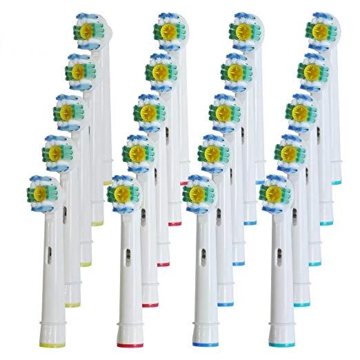 Compatible Replacement Toothbrush Heads Refill for Oral-B Electric Pro 3D White