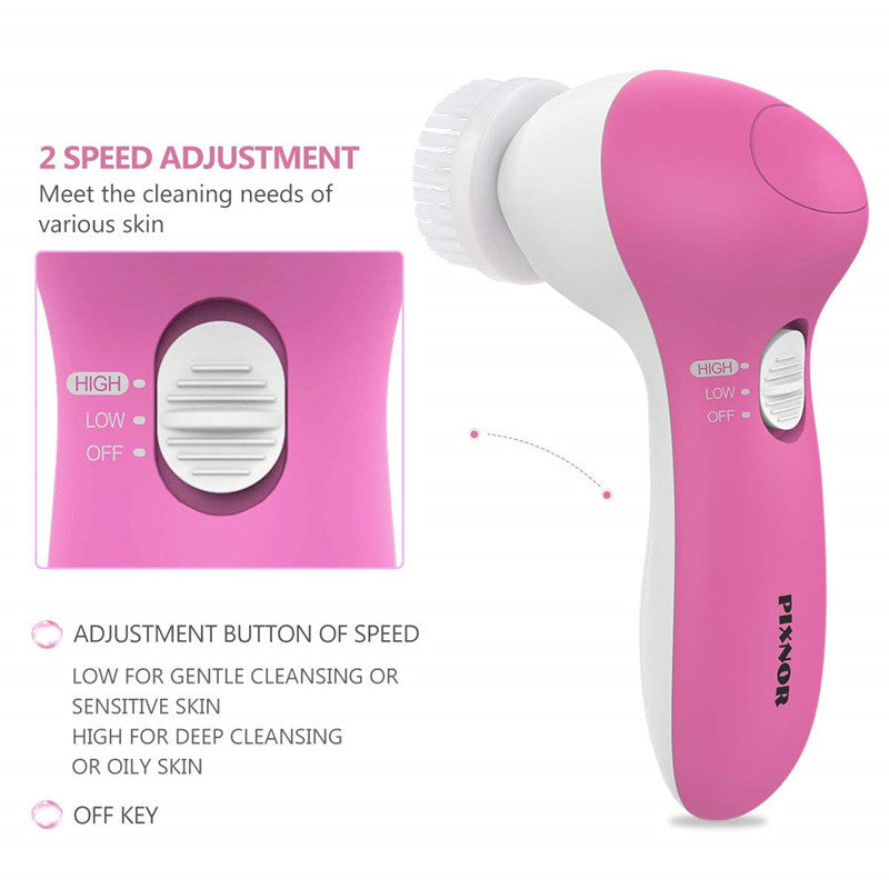 5 in 1 Portable Electric Massager Facial Cleansing Brush