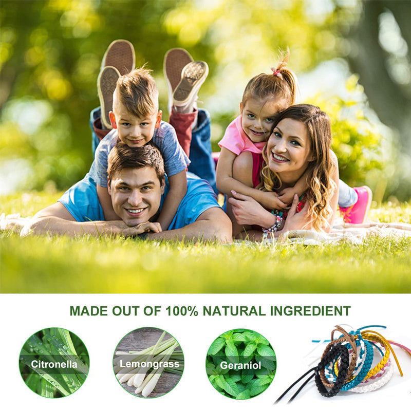 12 Pack Mosquito Repellent Bracelets