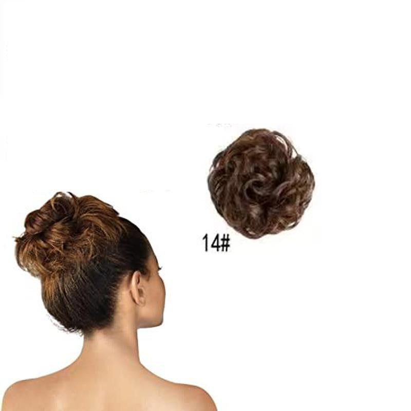 Curly Messy Bun Scrunchie Hair Extensions