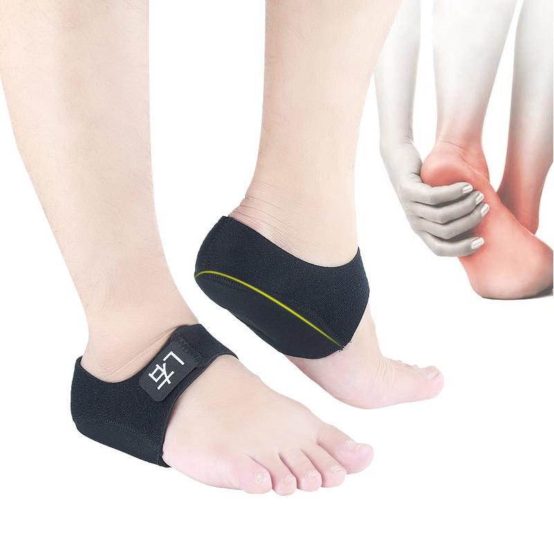 Pair Heel Protector Wraps Heel Cups Pain Relief For Plantar Fasciitis Feet