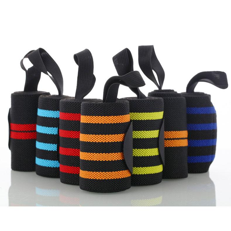 5 Pairs 18-inch Wrist Wraps Support Band with Thumb Loops