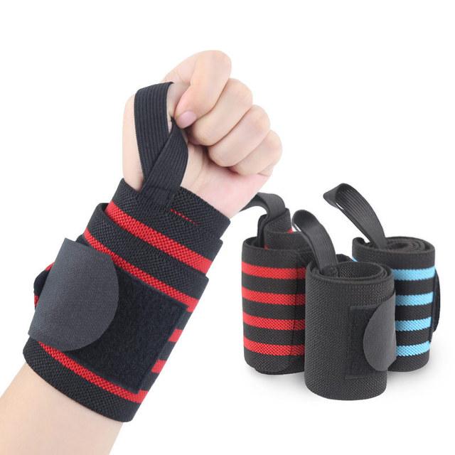 5 Pairs 18-inch Wrist Wraps Support Band with Thumb Loops