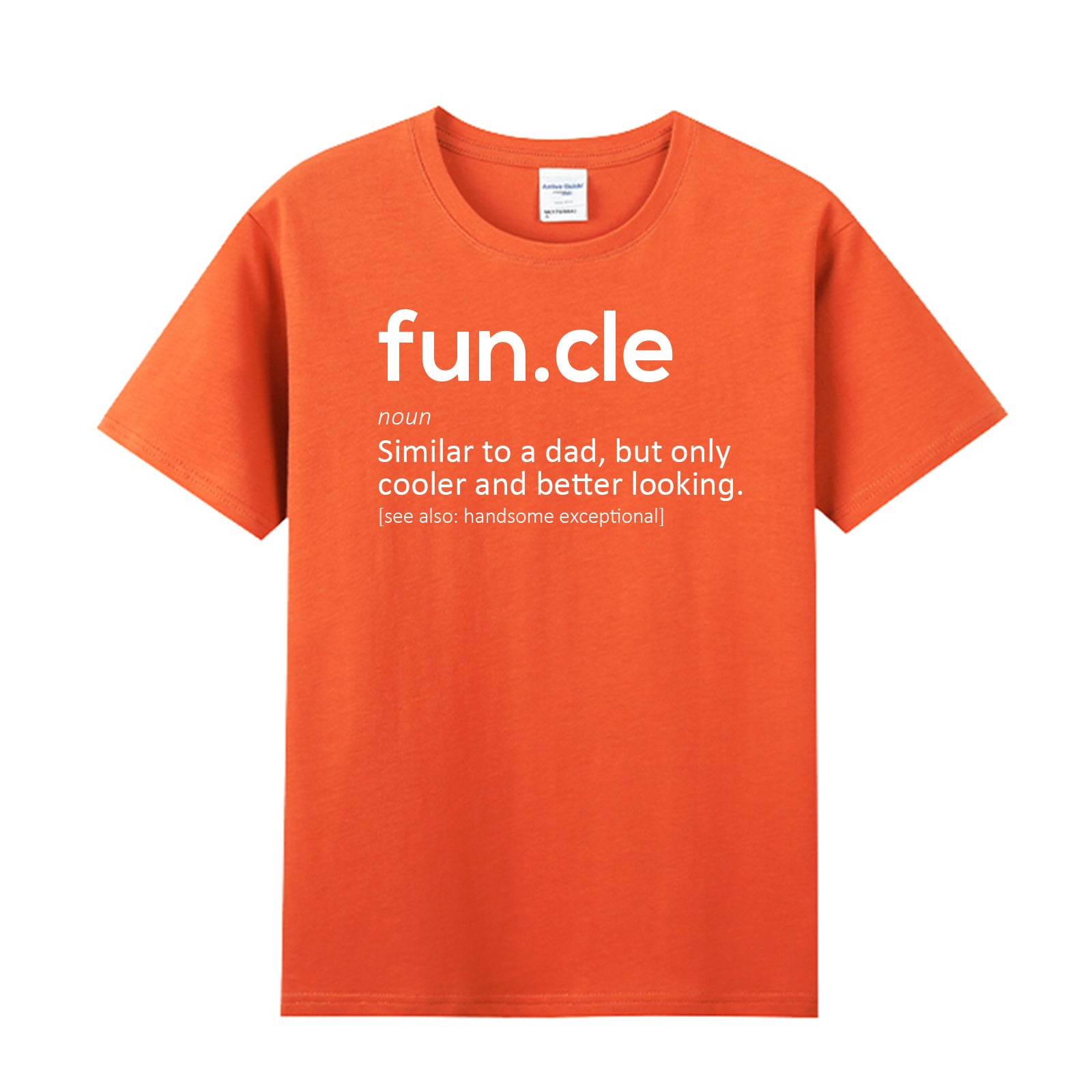 Unisex Funny T-Shirt Fun.cle noun Similar to a Dad Graphic Novelty Summer Tee