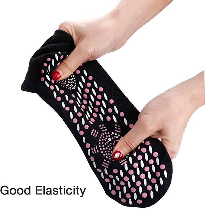 2 Pairs Tourmaline Magnetic Self-Heating Health Care Socks