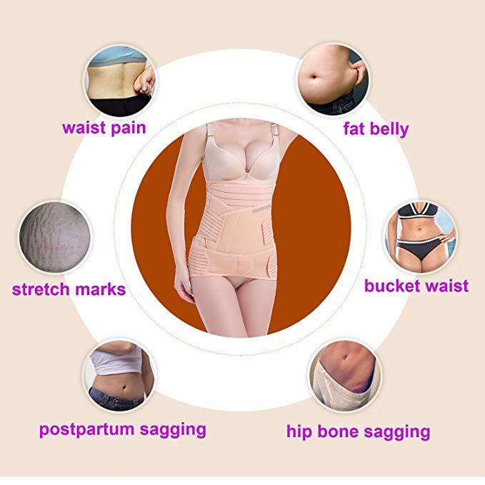3 in 1 Postpartum Support Recovery Belly Waist Pelvis Belt