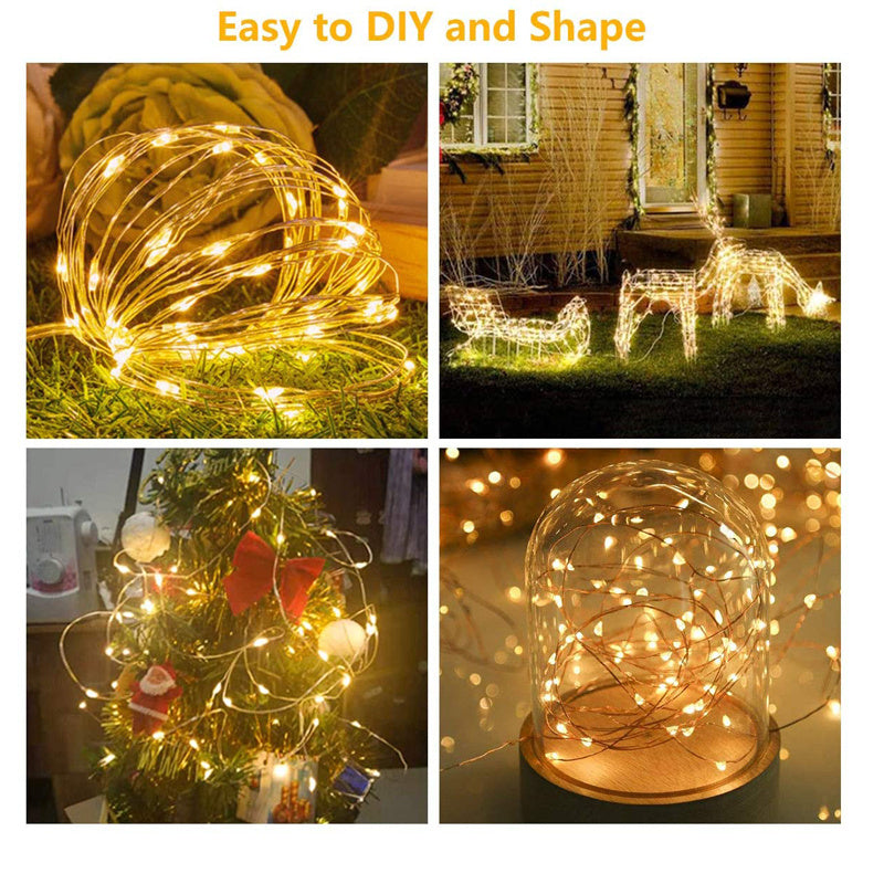 300 LED 8 Mode Indoor/Outdoor String Lights With Remote